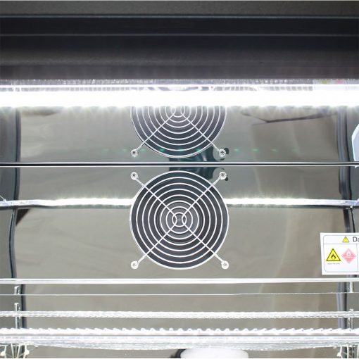 Rhino Glass Commercial Bar Pub Fridge Black SG1R-B