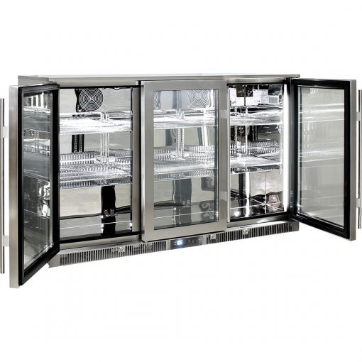 Rhino – ENVY 3 Door Alfresco Bar Fridge ENV3H-SS 8