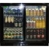 Rhino Commercial 2 Sliding Glass Door Black Bar Fridge
