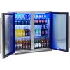 Schmick Stainless Bar Fridge 2 Door SK190-SS