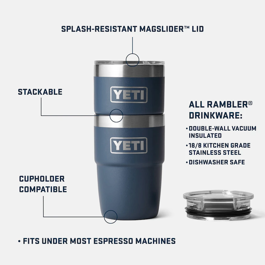 YETI® RAMBLER 8 oz Stackable Cup with Magslider Lid