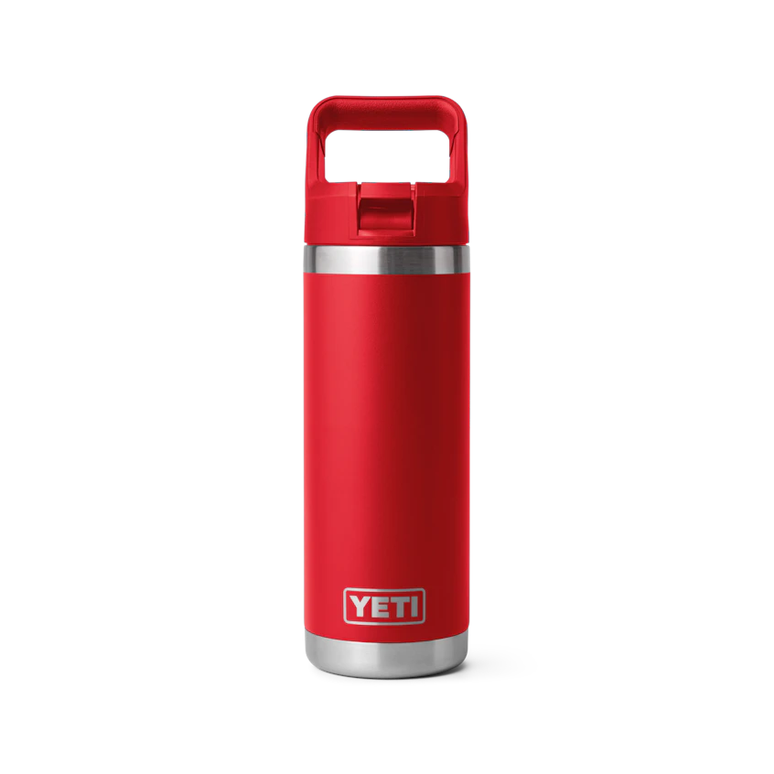 Yeti Rambler 18 oz Straw Bottle Rescue Red
