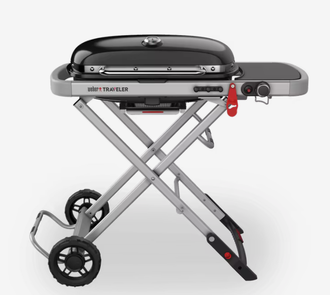 Weber Traveler Portable Gas Bbq Barbecue Lpg Heat Grill