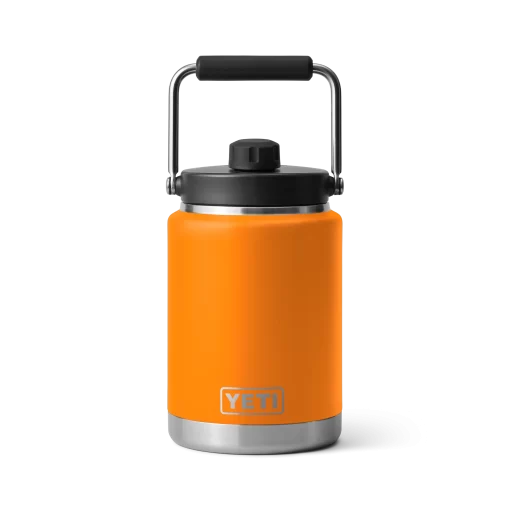 Yeti Rambler Half Gallon Jug King Crab Orange