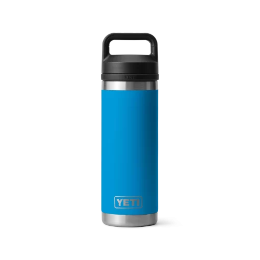 Yeti Rambler 18 oz Bottle with Chug Cap Big Wave Blue