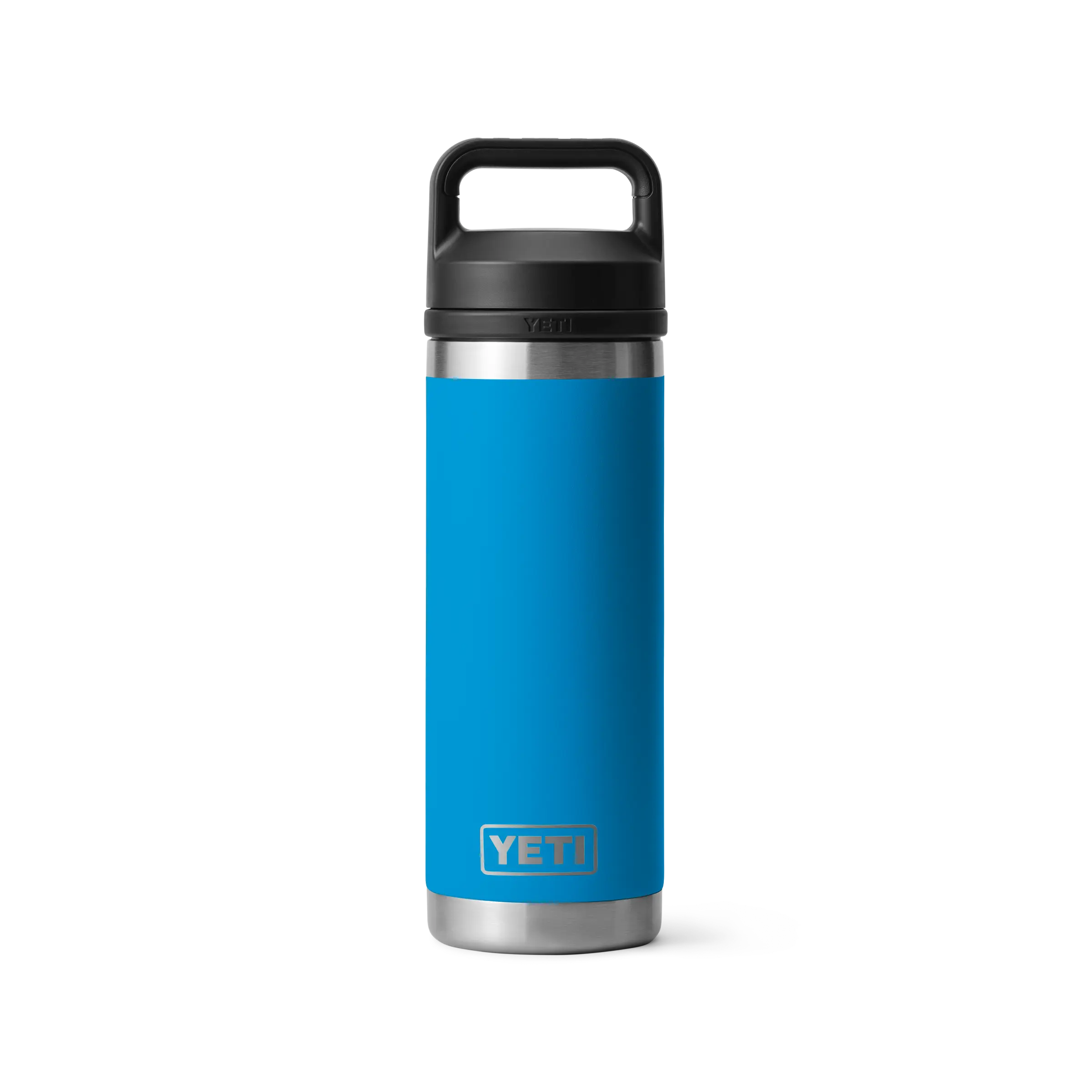 Yeti Rambler 18 oz Bottle with Chug Cap Big Wave Blue