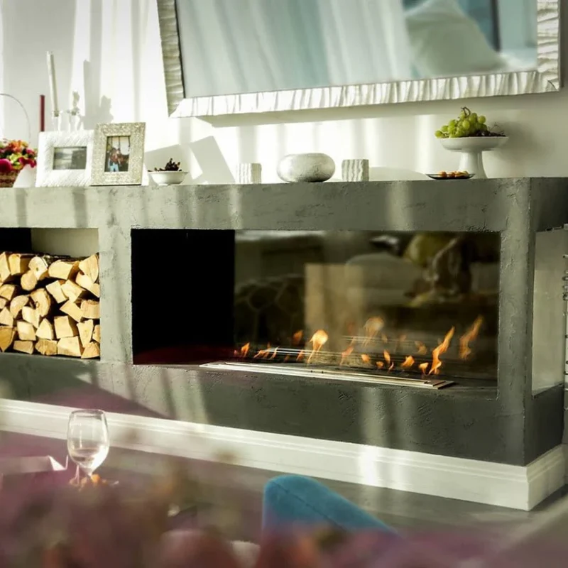 Decoflame Net Zero Fireplace Inserts - Automatic Refill - 545mm - 1500mm