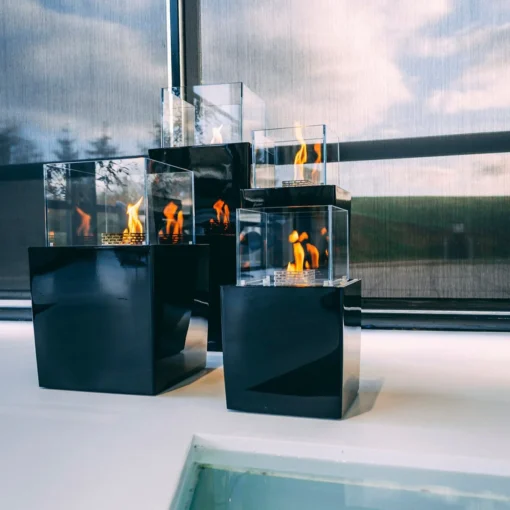 Decoflame Net Zero - Nice Tower - Freestanding Fireplace - Image 7
