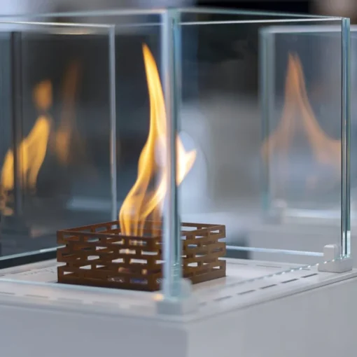 Decoflame Net Zero - Nice Tower - Freestanding Fireplace - Image 4