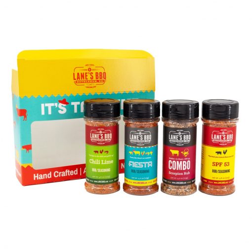 Lane's BBQ - It's Taco Time - 4 Rub Gift Set