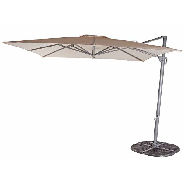 Shelta Lynden 2.8M Square Cantilever Umbrella Heat & Grill
