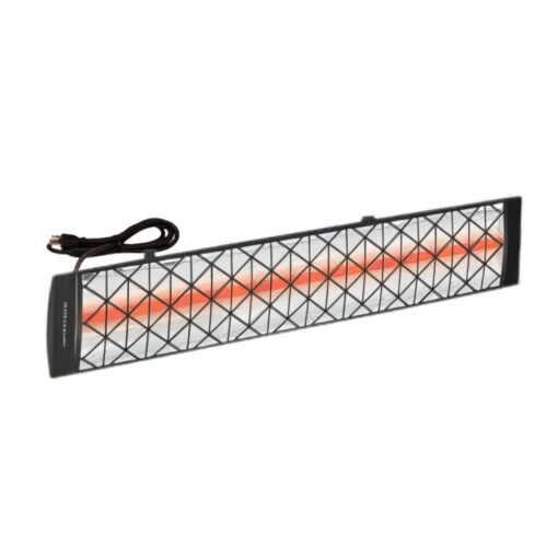 Infratech - C Series - Plug In - 2000w Comfort Radiant Heater - Black with Contemporary Facia