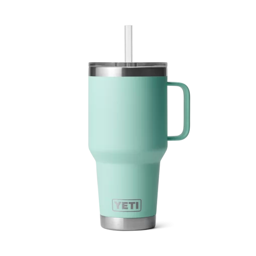 Yeti Rambler 35 oz Straw Mug Seafoam