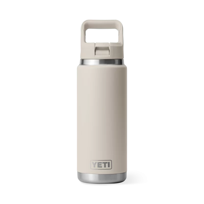 Yeti Rambler Bottle with straw cap 26 oz Cape Taupe