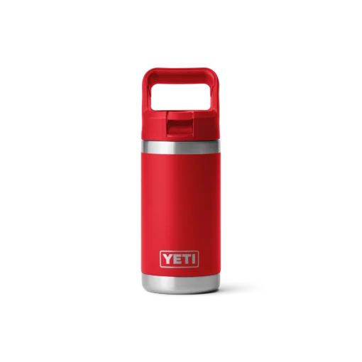 Yeti Rambler 12 oz Junior Kids Insulated Bottle Rescue Red