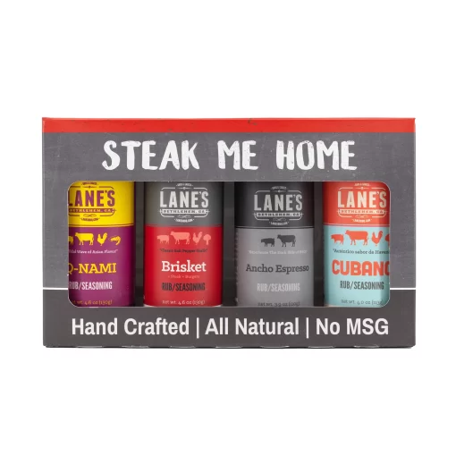 Lane's BBQ - Steak Me Home - 4 Rub Gift Set