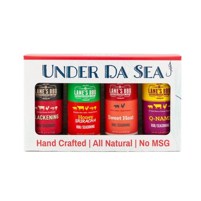 Lane's BBQ - Under Da Sea - 4 Rub Gift Set