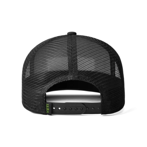 Yeti Flip Logo Trucket Hat Black