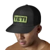 Yeti Flip Logo Trucket Hat Black